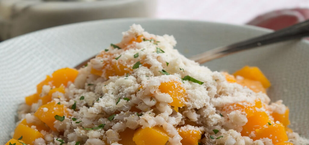 Graupen-Kürbis-Risotto